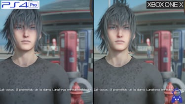 Final Fantasy XV: Así mejora en Xbox One X frente a PS4 Pro