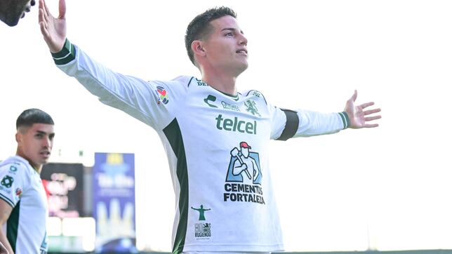Así fue el primer gol de James Rodríguez con el León en la Liga MX