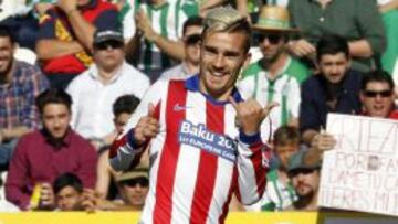 Griezmann celebra un gol.