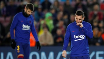 Messi, Piqué sit out Barcelona's trip to Inter