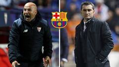 Duelo de candidatos al banquillo culé: Sampaoli ante Valverde