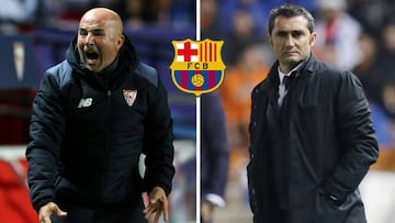 Sampaoli y Valverde, los principales candidatos al banquillo azulgrana. 