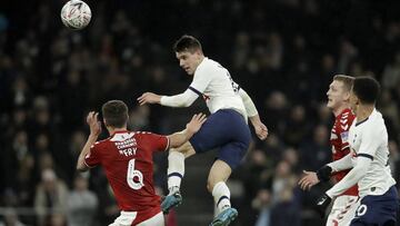 Lo Celso, durante un duelo de la Premier League. 