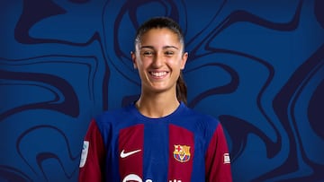 Jana posa contra el Barcelona.