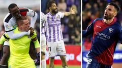 Rayo, Huesca y Valladolid codean con Segunda tras 31 jornadas de campeonato.