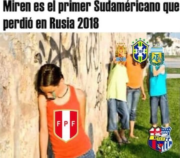 Los memes no perdonan a Perú por perder ante Dinamarca