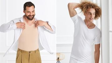 Esta camiseta interior antisudor ligera evita las manchas en la ropa Showroom