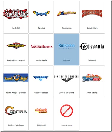 Konami nos pregunta cuál de sus sagas queremos ver de nuevo