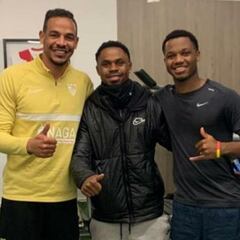 Fernando se recupera junto al delantero del Barça Ansu Fati