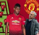 El posible once del Manchester United si Pogba se fuese al Barça