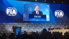 Jean Todt en el discurso de su tercera embestidura como presidente de la FIA.