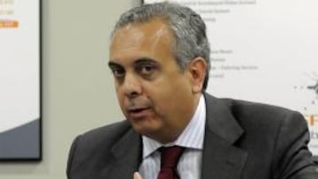 <b>Satisfecho</b>. El presidente de la Federación Española de Baloncesto, José Luis Sáez, se ha mostrado satisfecho sobre cómo está rindiendo la selección y la conexión que hay con la grada