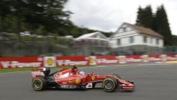 Esperanzador arranque de Alonso en el circuito de Spa.