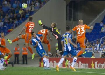 Espanyol-Valencia en imágenes