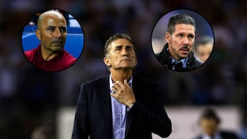 AFA: despide a Bauza y viaja para hablar con Simeone y Sampaoli