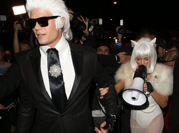 Josh Duhamel y Fergie en Halloween