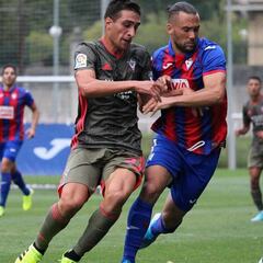 Eibar y Mirandés empatan a dos en un amistoso en Mondragón