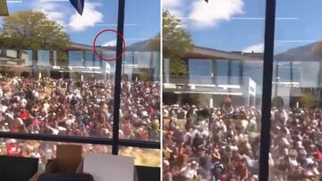 Footage shows figure on roof after Charlie Kirk assassination at Utah Valley University