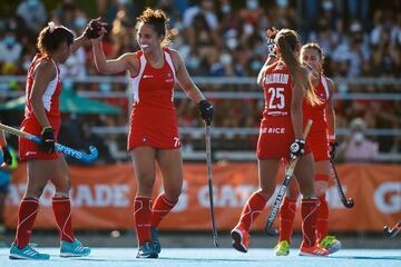 Tras derrotar a Estados Unidos en semifinales de la Copa Panamericana, Chile clasificó por primera vez al mundial de hockey césped femenino. ¡Tremendas!