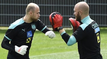 Entrenamiento para mejorar los reflejos de los porteros