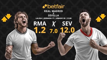 Real Madrid vs. Sevilla FC: horario, dónde ver, pronósticos y clasificación