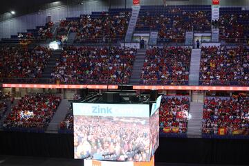 Aficionados en el WiZink Center de Madrid. 