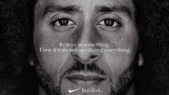Imagen de Kaepernick en la campa&ntilde;a publicitaria de Nike.