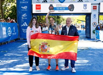 La atleta catalana marcó un gran tiempo en la maratón y fue la tercera mujer más rápida de la prueba.
