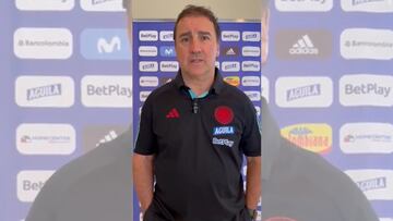 Néstor Lorenzo, técnico de Colombia en las Eliminatorias.