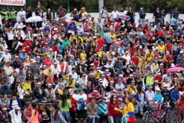 En imágenes el recibimiento de miles de colombianos a Nairo