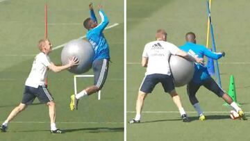Protección de balón y fortaleza física: Vinicius Jr. y su curioso entrenamiento en solitario
