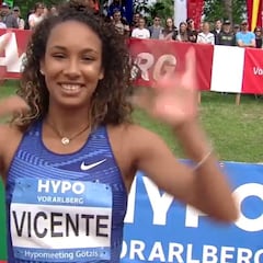 María Vicente, récord nacional Sub-20; a 5 puntos del absoluto