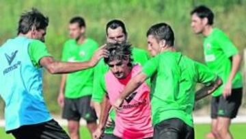 <b>MENTALIZADOS. </b>Los jugadores quieren pasar página de la abultada derrota en casa.