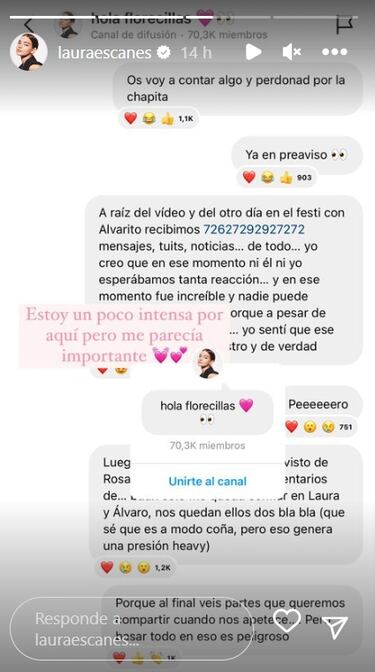La reflexin de Laura Escanes sobre la ruptura de Rauw Alejandro y Rosala
