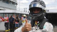 Nico Rosberg en el GP Alemania 2016.