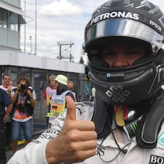 Nico Rosberg: "Lancé un martillazo y salió"