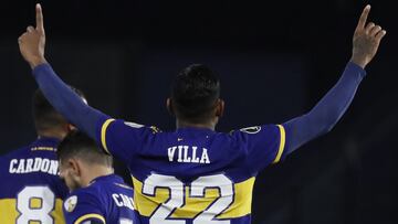 Boca Juniors goleó 3-0 a The Strongest por la última fecha de grupos de la Copa Libertadores. Fabra, Cardona, Villa y Campuzano jugaron. Villa anotó.