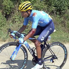 Nairo se lamentó tras su caída: "No podía ponerme de pie"