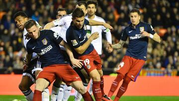 Lucas Hern&aacute;ndez en Mestalla. 