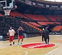 El Armani prepara el duelo contra el Valencia en La Fonteta