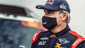 Carlos Sainz en el pasado Dakar.