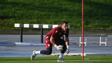 Fernando Martínez en un entrenamiento.