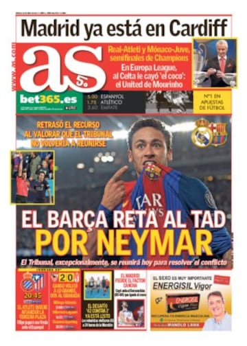 Las portadas de AS de abril