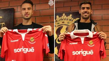 Berat Sadik y Noguera, los dos nuevos fichajes del Nàstic de Tarragona para lograr la permanencia en Segunda