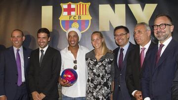 El Barça agradece a Raúl, sin citarlo, que fuese a Nueva York