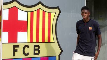 Dembélé ya está en Barcelona: "Cumplo un sueño de pequeño"