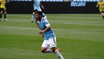 Nolito durante el partido amistoso disputado contra el Oviedo en Bala&iacute;dos.