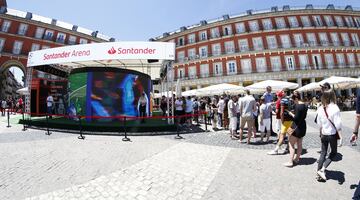 Ambiente de Champions en las calles de Madrid