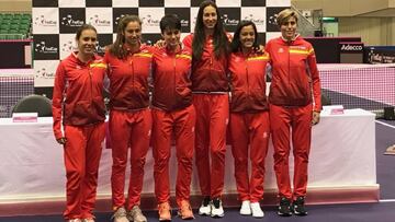 El equipo español de Copa Federación que se medirá a Japón.
