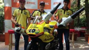 Salom, Rins y Edgar Pons